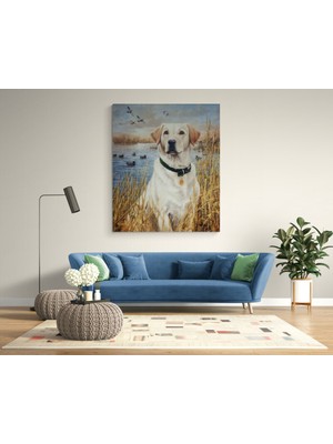 MonoStella Köpek Resimi- Kanvas Tablo