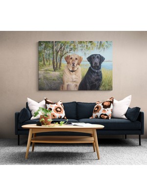 MonoStella Köpek Resimi- Kanvas Tablo