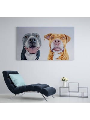 MonoStella Köpek Resimi- Kanvas Tablo