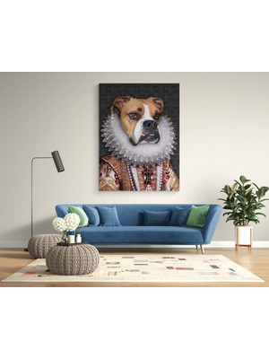 MonoStella Köpek Resimi- Kanvas Tablo