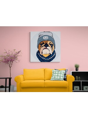 MonoStella Köpek Resimi- Kanvas Tablo