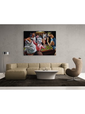 MonoStella Köpek Resimi- Kanvas Tablo