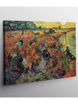 Stella Store Vincent Van Gogh Red Vineyards Kanvas Tablo