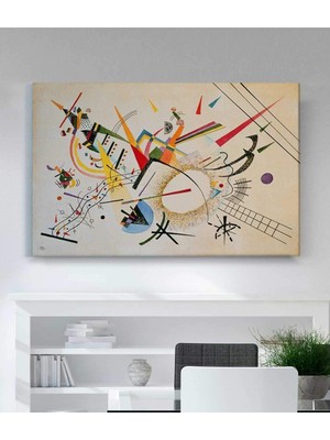 Stella Store Wassily Kandinsky Her Yerde Kanvas Tablo