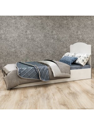 Garaj Home Elit 90X190 Karyola - Gri