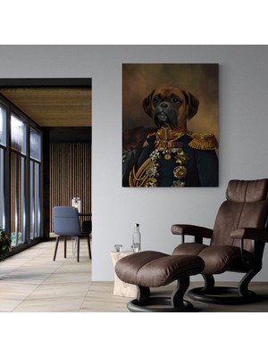 Stella Store Köpek Resimi- Kanvas Tablo