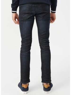 Jack & Jones 12168901 Düşük Bel Dar Paça Erkek Denim Pantolon