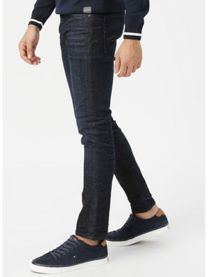 Jack & Jones 12168901 Düşük Bel Dar Paça Erkek Denim Pantolon