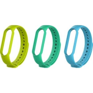 Xiaomi Mi Band 5 ve 6 Uyumlu Silikon Kordon 3'lü Set 6