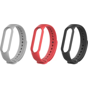 Xiaomi Mi Band 5 ve 6 Uyumlu Silikon Kordon 3'lü Set 10