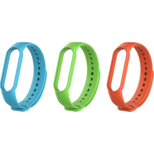 Xiaomi Mi Band 5 ve 6 Uyumlu Silikon Kordon 3'lü Set 11