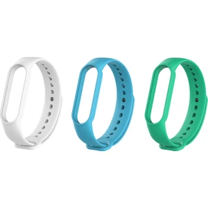 Xiaomi Mi Band 5 ve 6 Uyumlu Silikon Kordon 3'lü Set 13