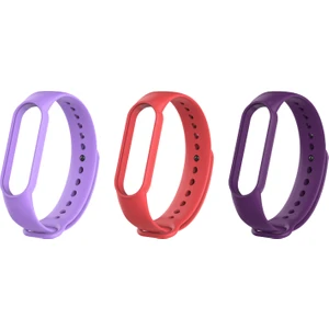 Xiaomi Mi Band 5 ve 6 Uyumlu Silikon Kordon 3'lü Set 18