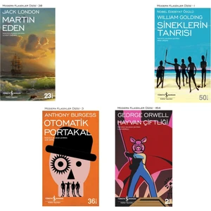 Hayvan Çiftliği - Martin Eden - Sineklerin Tanrısı - Otomatik Portakal