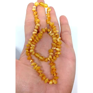 Tesbihci Efendi Damla Kehribar Diş Kolye + Bileklik Set