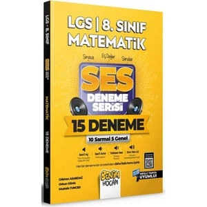 Benim Hocam Yayınları 8. Sınıf LGS Matematik Ses Deneme Serisi 15 Deneme