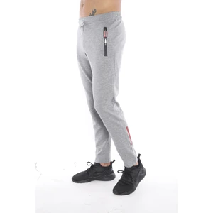 Erkek Spor G2 Melanj (Açık Gri) Diagonel Kumaş Eşofman Altı