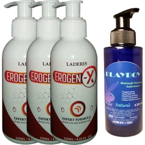 Erogen x Jel (3 Adet) Plaboy  Jel 125 ml