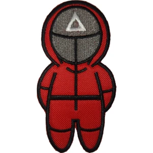 Sim Nakış Squid Game Nakış Işleme Arma Patch Peç 5 x 9 cm