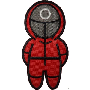 Sim Nakış Squid Game Nakış Işleme Arma Patch Peç 5 x 9 cm