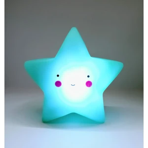 3D Silikon Yıldız Gece Lambası (Mavi)