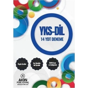 Akın Publishing YKS Dil 12. Sınıf YDT 14 Deneme
