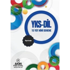 Akın Publishing YKS Dil 12. Sınıf YDT 15 Mini Deneme