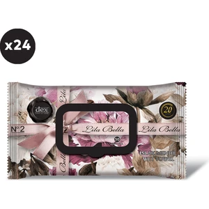 Lila Bella Islak Havlu 24 x 50 Yaprak