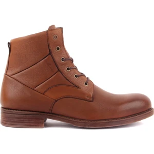 Sail Lakers - Taba Deri Bağcıklı Erkek Bot