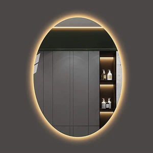 Toprak Dekor 80*60 Elips Ledli Ayna Banyo Aynası