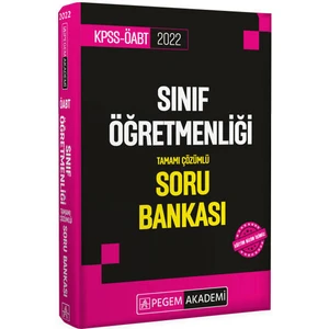 Pegem Akademi Yayıncılık 2022 KPSS ÖABT Sınıf Öğretmenliğ Soru Bankası
