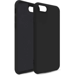 Case 4U Apple iPhone SE 2022 / SE 2020 / iPhone 8 / iPhone 7 Kılıf Mat Yüzey Içi Kadife Oley Arka Kapak Siyah
