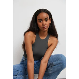 Mad Girls Boyalı Gri Bodysuit MG1283