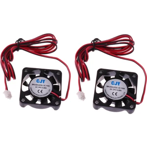 2x Dc 24 V 40 mm Masaüstü Bilgisayar Kasası Cpu Soğutucu Fırçasız Soğutma Sessiz Fan (Yurt Dışından)