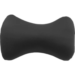 Microbead Geri Yastık Boyun Destek Rulo Yastık, 38X20 cm Siyah (Yurt Dışından)