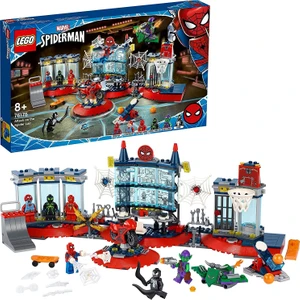 LEGO® Marvel Örümcek Adam Örümcek Yuvasına Saldırı 76175; Örümcek Adam'in Karargahını içeren Koleksiyonluk Yapım Oyuncağı (466 Parça)
