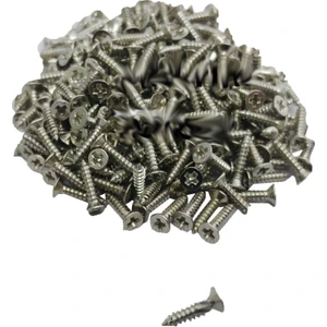 Yıldırım Nalbur Ağaç Vidası Nikel Renk Hobi Vidası 1000 Adet