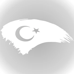 Quart Aksesuar Türk Bayrağı Türkiye Bayrak Sticker