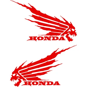 Quart Aksesuar Honda Kanat Kuru Kafa Oto Sticker Cam Sticker