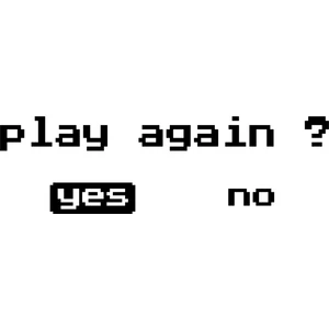 Quart Aksesuar Play Again Yes No Oto Sticker Araba Cam Sticker