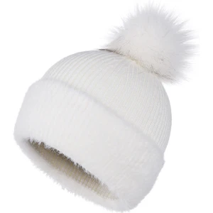 Yumuşak Dokulu Ponponlu Kadın Huzi Mars Bere Fo 2576 Ekru