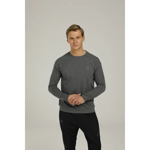 SN90 Basic C-Neck Sweatsh Gri Erkek Sweatshirt