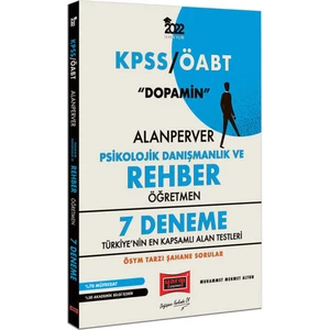 Yargı Yayınevi 2022 ÖABT Dopamin Alanperver Psikolojik Danışmanlık ve Rehber Öğretmen 7 Deneme
