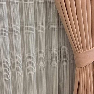 Tül Shop Tül Perde Sade Şık Spor Raporlu Ip Perde Yeni Sezon Özel Üretim 1 x 3 Sık Pileli