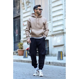 Oversize Kapüşonlu Kanguru Cepli Sweatshirt - Hoodie
