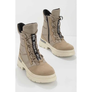Bej Paraşüt  Kadın Bot & Bootie K02763075567