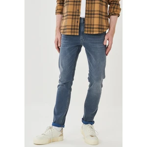 Erkek Luke Slim Fit Düşük Bel Denim Esnek Jean Kot Pantolon