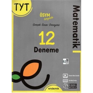 Endemik Yayınları 2022 TYT Matematik 12 Deneme
