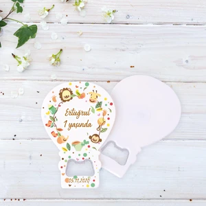 Yaşam Baskı Balon Açacaklı Magnet Doğum Günü 25'li