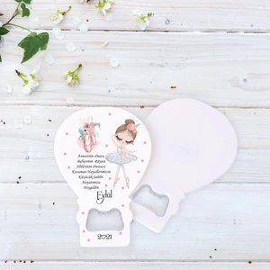 Yaşam Baskı Balon Açacaklı Magnet Doğum Günü 25'li